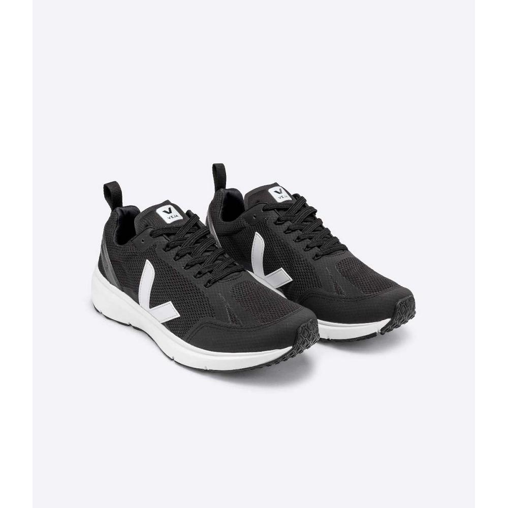 Veja CONDOR 2 ALVEOMESH Men's Shoes Black/White | NZ 217RVD